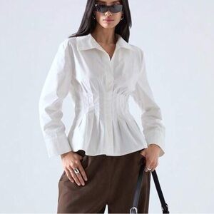 Elegant White Women's Top
